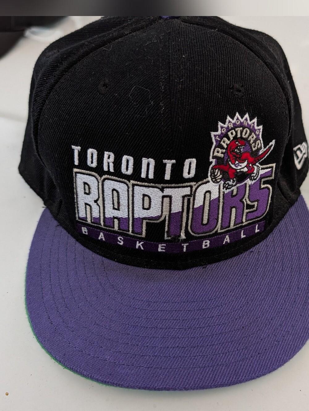 New Era Toronto Raptors Black & Purple Snapback Hat